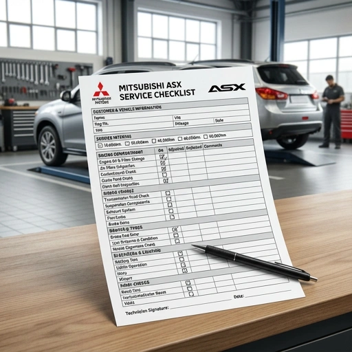 Checklist with Mazda3 SkyActiv-X maintenance tasks