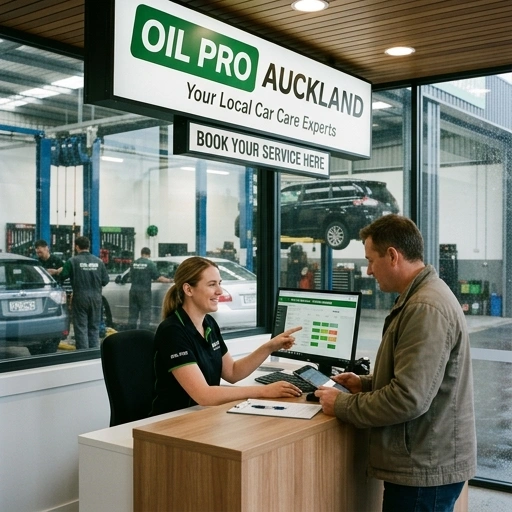 Oil Pro branded fuel station in Auckland
