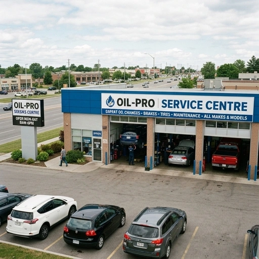Oil Pro service shop with BYD Atto 3 EV in Auckland